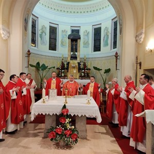 Biskup Mrzljak slavio euharistiju sedmog dana devetnice u Krašiću